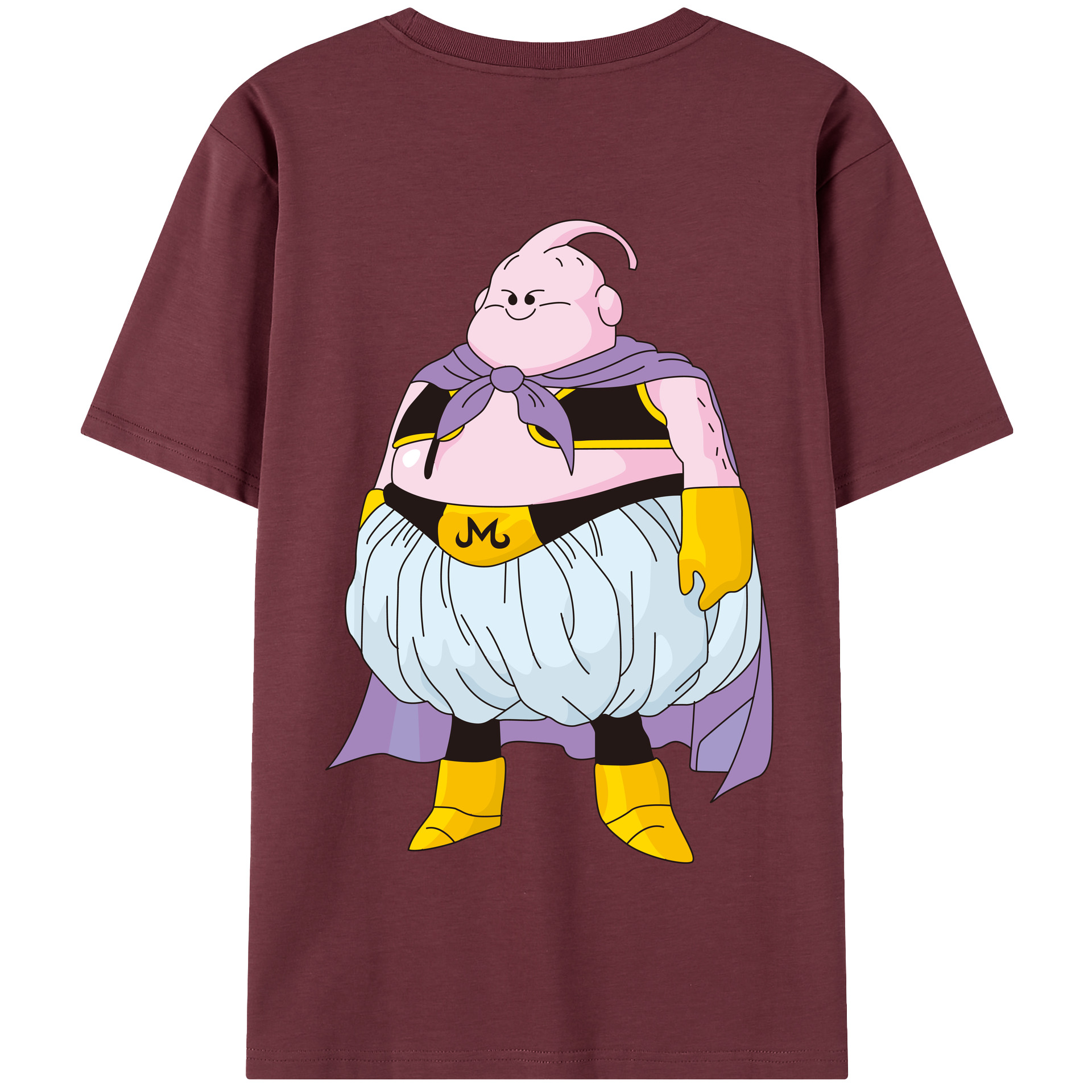 （画像用） ドラゴンボール 魔人ブウ DRAGON BALL Majin Buu 綿100％半袖Tシャツ（背面プリント）
